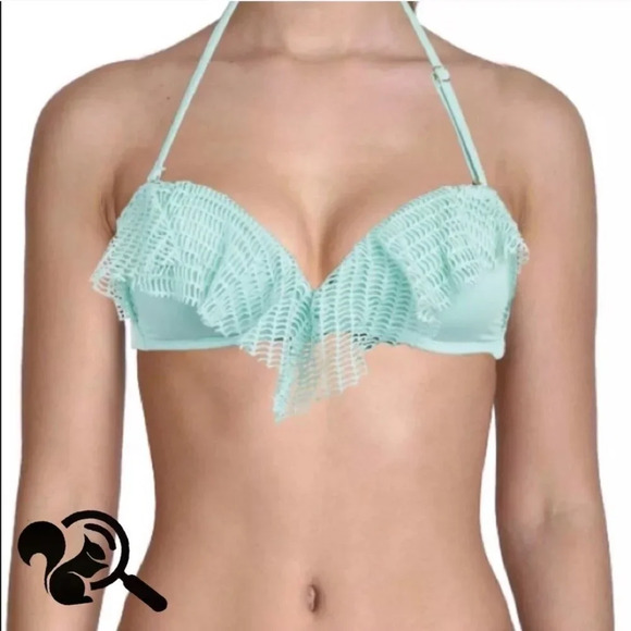 Crochet ruffle bikini top - Picture 5 of 6